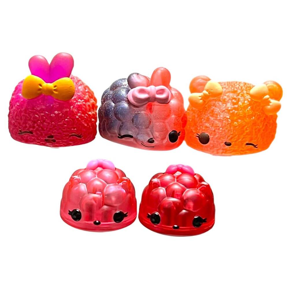 Num Noms Lights Series 1 Lot 5 Triple Berry Icy Juicy Gummy Peachy Light Ups